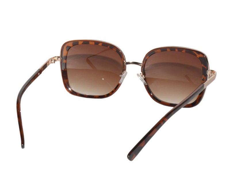 Peter Jones Tiger Print Square Oversized Sunglasses for Girls/Women (RD008DA) - Image 5