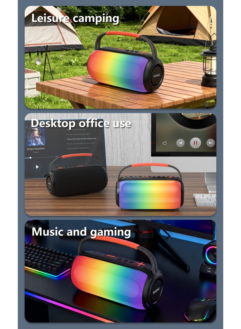 DUDAO Y21-B COLOR LED BLUETOOTH SPEAKER -BLK - Image 5