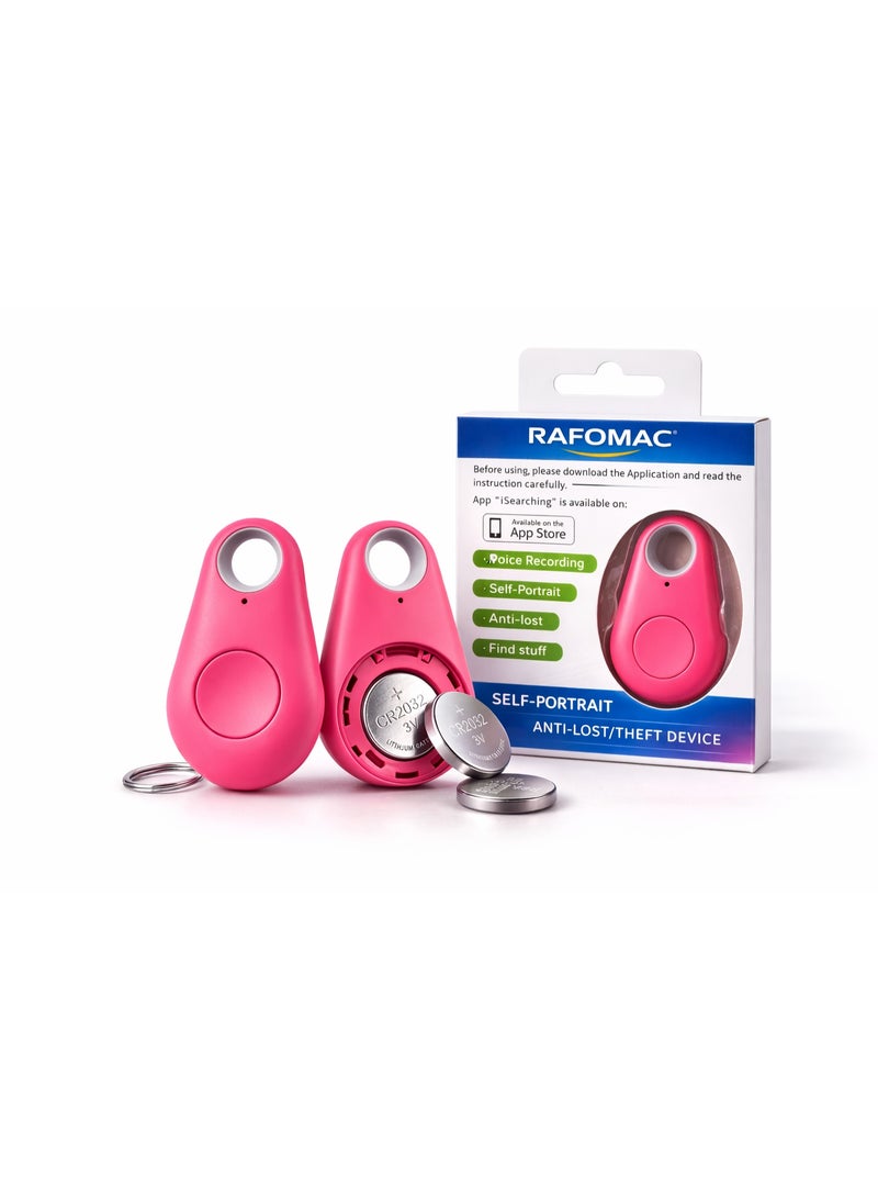 RAFOMAC iTag Bluetooth Key Finder & Phone Locator – Smart Anti-Lost Tracker Tag for Keys, Wallet, Pets, Luggage – App Controlled Item Finder with Alarm, Remote Camera Shutter & Replaceable Battery - Image 1