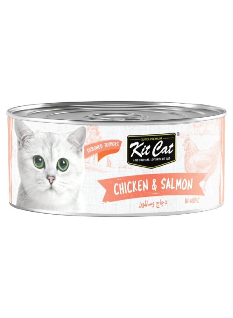 Kit Cat Deboned Multipack Chicken & Salmon Toppers 6X50g - Image 2