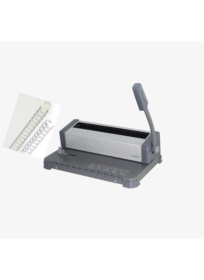 Kalon Spiral binding machine  A4 Binds, 125 Pages 34 Hole Manual- Wire  Multi-Functional Wire Book Binding Machine  punching & Comb Machine Binding Machine  - Image 3