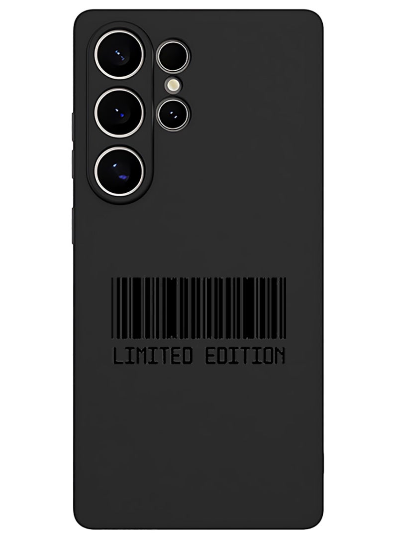 Theodor Protective Slim Fit Case Liquid Silicone Cover with Full Body Protection Anti-Scratch Shockproof Case For Samsung Galaxy S25 Ultra (Black) - Limited Edition  - Image 1