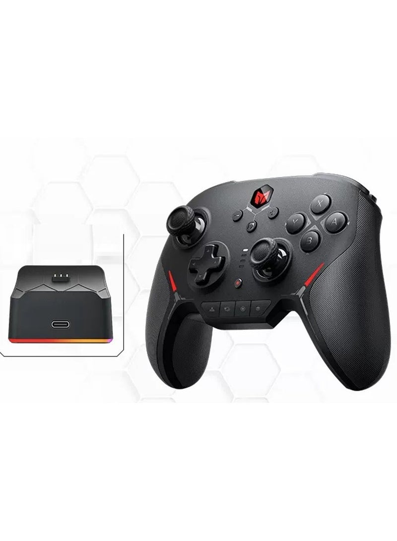 BIGBIG WON Classic Gamepad BIGBIG WON BLITZ Gaming Controller with Charging Dock for Switch / PC /Android / iOS with 0 Deadzone Joystick, One-Button Wake Up, 1000mAh Battery, 6-Axis Gyroscope, NFC, Bluetooth, Wired, 2.4G connected - Image 1