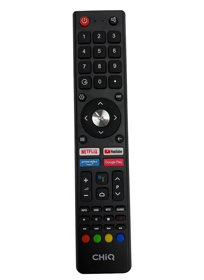 CHiQ TV Remote Control for Arrow Wansa TV – Compatible with L32H7N, L32H7S, U43H7AN LCD LED Android TVs, Easy-to-Use Replacement Remote  - Image 2