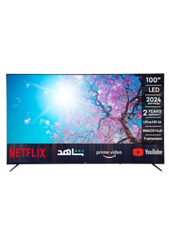 General Gold 100" Smart TV 4K UHD, WebOS Hub, Frameless Design, Voice Recognition, Bluetooth, Netflix, YouTube, Prime Video - pzsku/Z93F9B395B0B759ADA7B4Z/45/_/1739865929/54bb3dfd-2491-4e13-af30-296b9ae57576