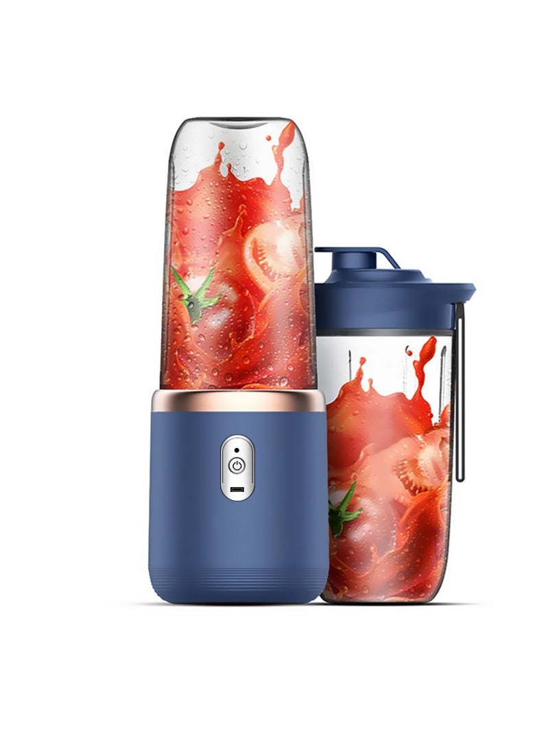 MIXDE Portable Electric Juicer,400ml Wireless Automatic Juicer Blender With USB Rechargeable And 2 Juice Cup,For Smoothies And Shakes  - Image 1