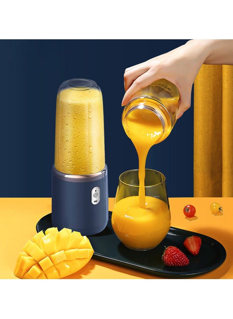 MIXDE Portable Electric Juicer,400ml Wireless Automatic Juicer Blender With USB Rechargeable And 2 Juice Cup,For Smoothies And Shakes  - Image 4