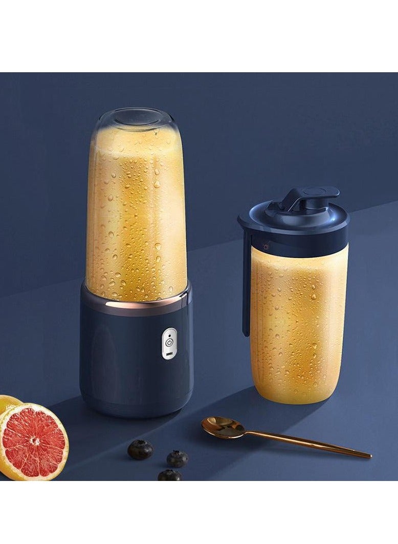 MIXDE Portable Electric Juicer,400ml Wireless Automatic Juicer Blender With USB Rechargeable And 2 Juice Cup,For Smoothies And Shakes  - Image 2