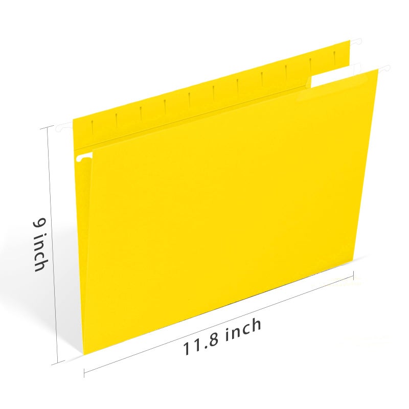 HERKKA Hanging File Folders, 30 Pack Reinforced Letter Size Hanging Folders, Designed for Bulky Files, Filing Cabinet, 1/5-Cut Adjustable Tabs (Gray) - Image 2