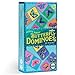 eeBoo Giant Shiny Butterfly Dominoes 28 Oversized Tiles Classic Matching Game Fun Colorful Holographic Butterflies Kids Ages 3 24 Players - Image 2