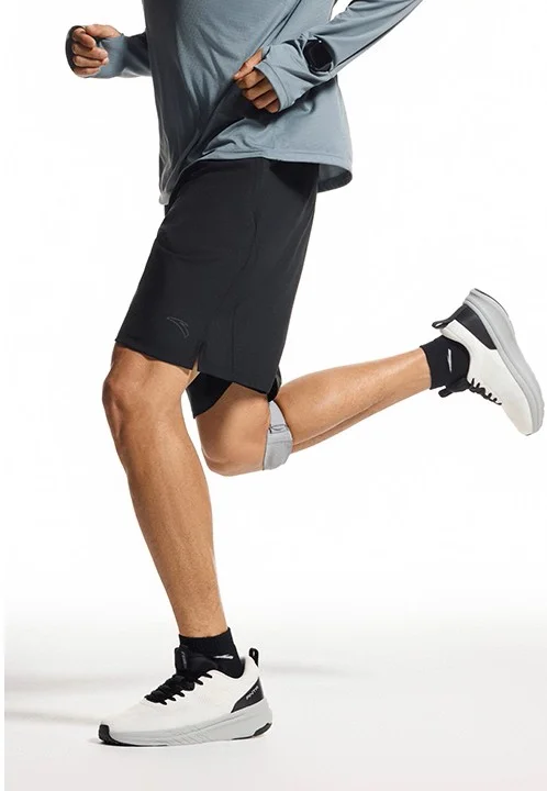 Anta Blue/Black Men’s Quick-Dry 5-Inch Training Shorts/Moisture-Wicking Tech · Lightweight Comfort · All-Day Breathability for Men | Best Price UAE