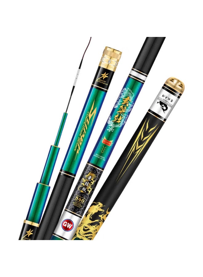 Gw Guangwei Fishing Rod Xuance Jijing Version 7.2 Ultra-light Hard 28-tune High Carbon Fiber Platform Fishing Rod Carp Fishing Rod Black Pit Rod - Image 3