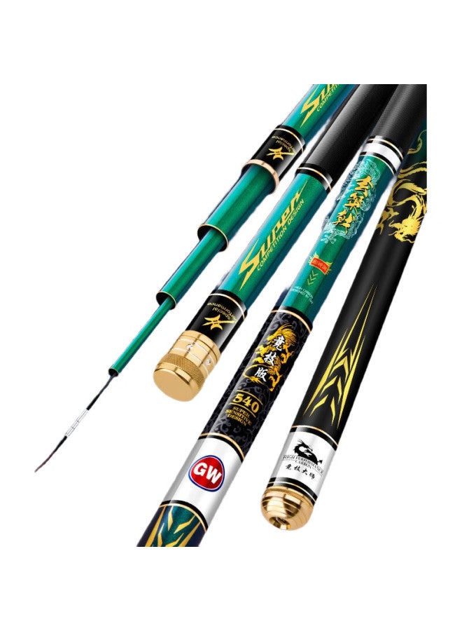 Gw Guangwei Fishing Rod Xuance Jijing Version 7.2 Ultra-light Hard 28-tune High Carbon Fiber Platform Fishing Rod Carp Fishing Rod Black Pit Rod - Image 2