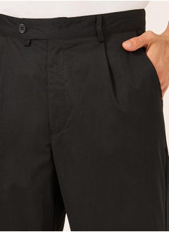 Styli Men Double Pleated Tapered Fit Trousers  - Image 4