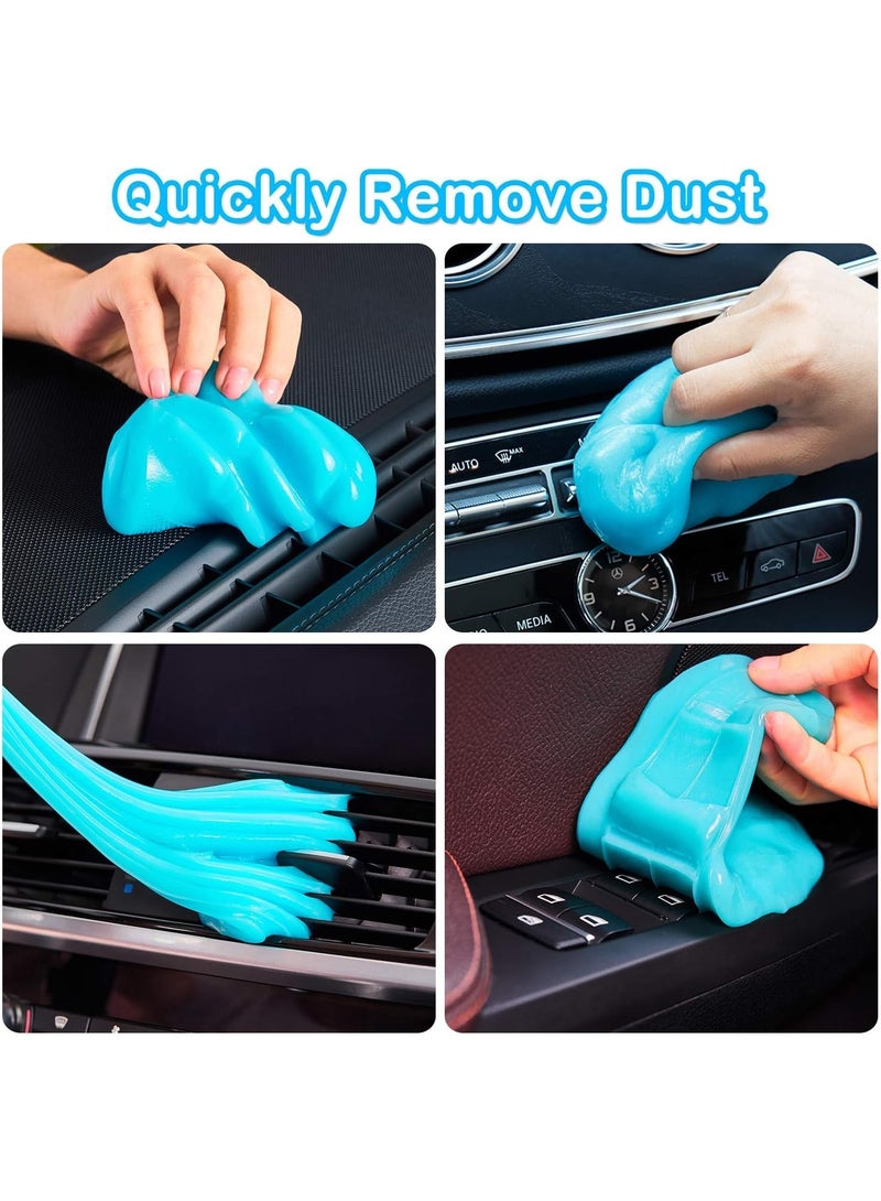 جل تنظيف السيارات Car Clean Putty، منظف داخلي شامل للسيارات Slime، مستلزمات تنظيف مثالية، أدوات وإكسسوارات لتفصيل السيارات، هدايا لإزالة الغبار للرجال والنساء (200 جرام) - Image 3