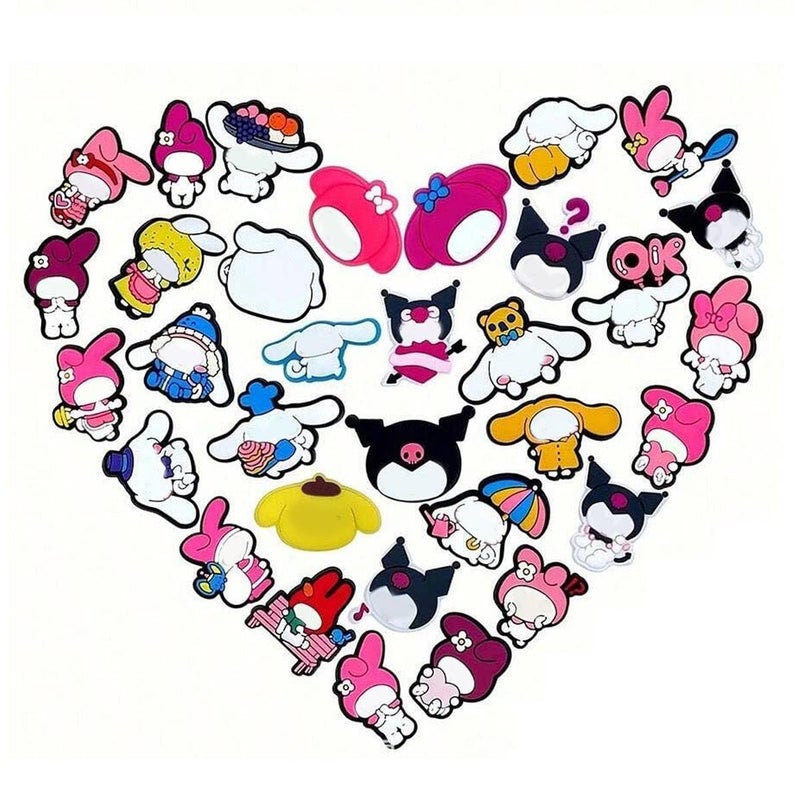 May Create ® Shoe Charms for Kids Adults, Cute Animal Cartoon Shoe Decoration Charms for Shoes Bracelet Wristband Clog Sandals Birthday Party Favors Gifts Boys Girls Teens - Image 1