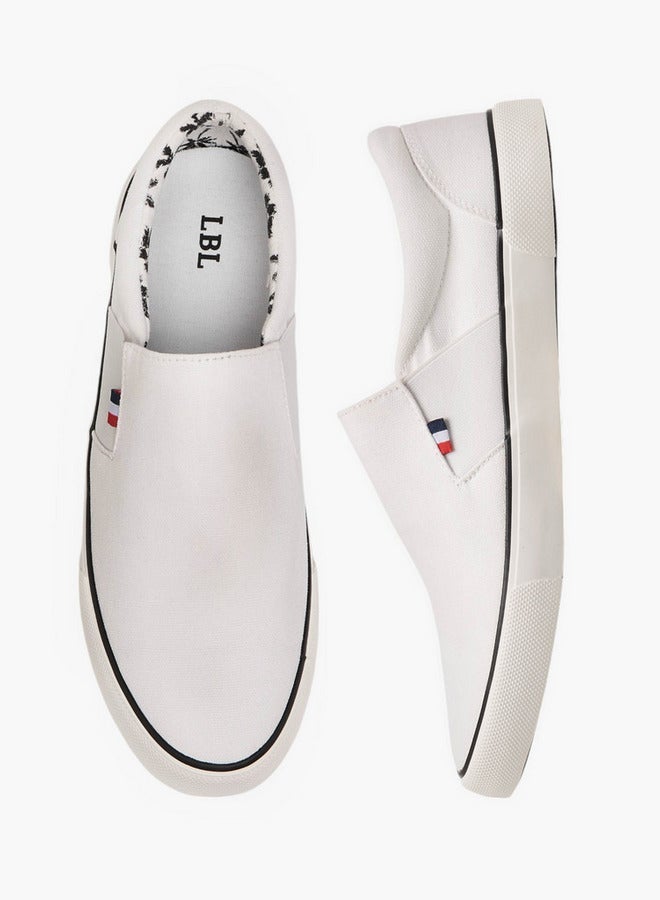 LBL by Shoexpress Solid Slip-On Canvas Shoes - Image 3