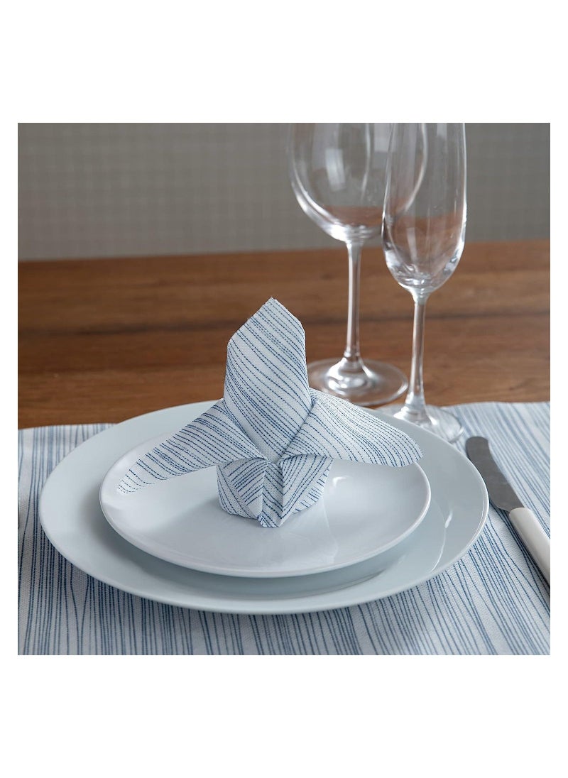 40 Sheets Disposable Kitchen Paper Cleaning Wipe Towels Washable and Reusable Dish Cleaning Cloths Handy Cleaning Wipes Quick-Dry Multiuse Roll Wipe Sheets Stripes Pattern 30 * 30cm - Image 5