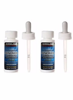 2-Piece Minoxidil 5% Extra Strength Hair Regrowth Treatment 60ml