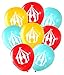 Nerdy Words Carnival Circus Tent Latex Balloons by Nerdy Words Pack of 16 - Image 4