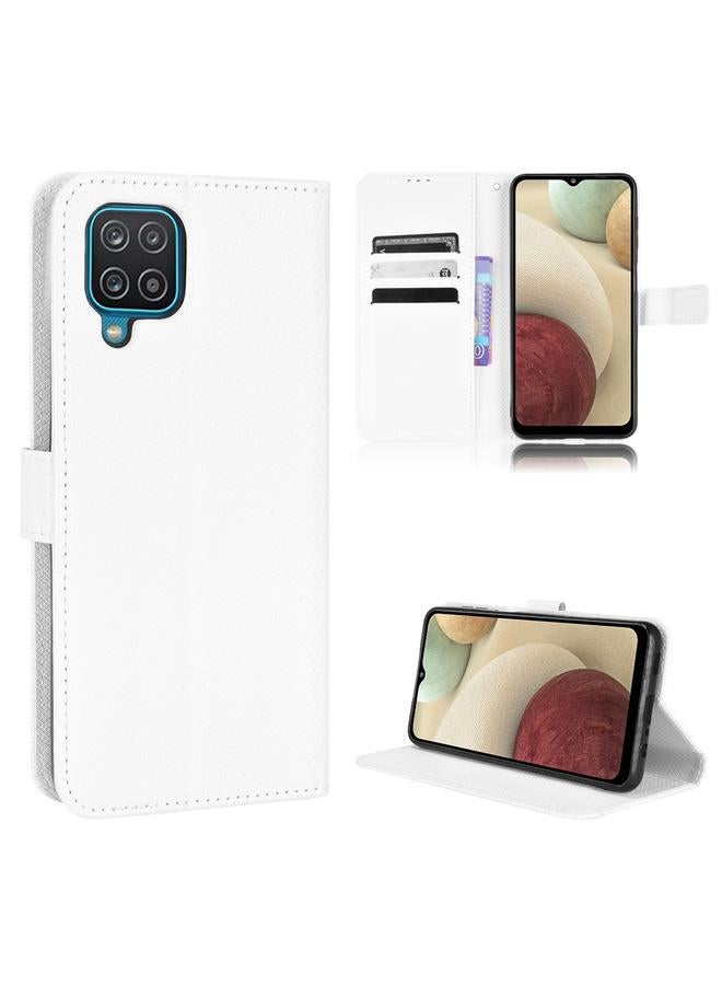 اس-توب جراب لهاتف Samsung Galaxy A12 / M12 5G جراب هاتف جلدي بنسيج ماسي - Image 1