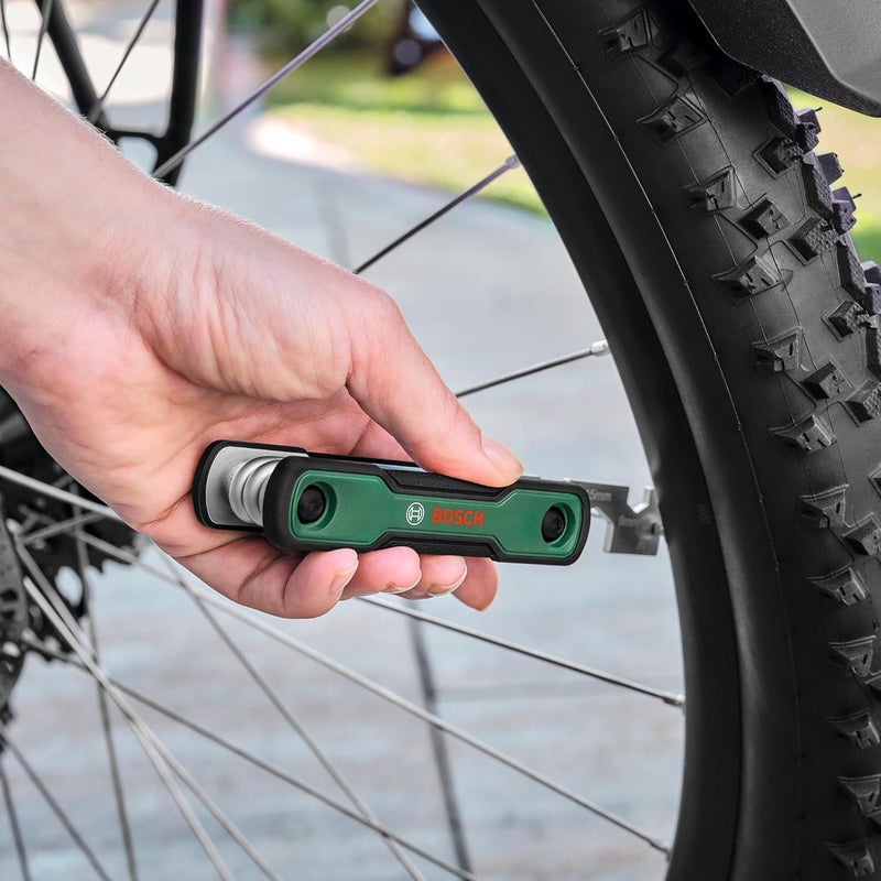 BOSCH 13-in-1 Repair Tool | Ultimate Versatility tool for your Bike and Bicycle repairs | Built for Heavy-Duty Use with Premium Materials | Ergonomic, Non-Slip Handle for Secure & Comfortable - Image 5