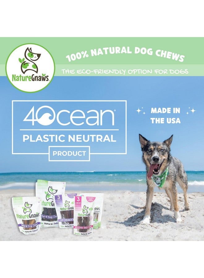 طبيعة أوتار لحم البقر الأمريكية للكلاب (8 أونصة) - سمك مختلط - تدوم طويلاً للمضغ العدواني - مكافآت مضغ لحم البقر الطبيعي الفاخر للكلاب - خالية من الجلد الخام - Image 5