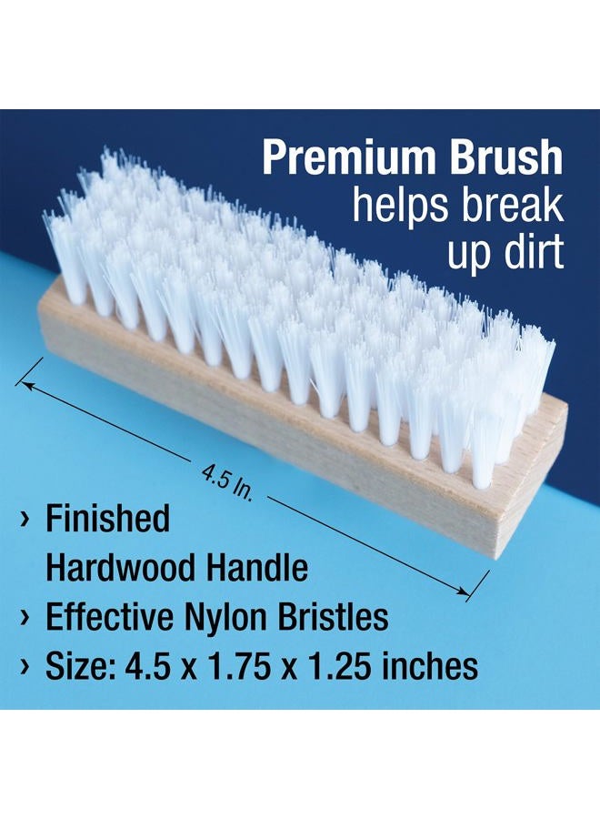 CleanKicks Shoe Cleaning Kit - Footwear Cleaner for Sneakers, Boots, Cleats, and Many Other Shoe Types - (4 Ounce Bottle and Brush). Packaging May Vary Between Green and Blue. - Image 4