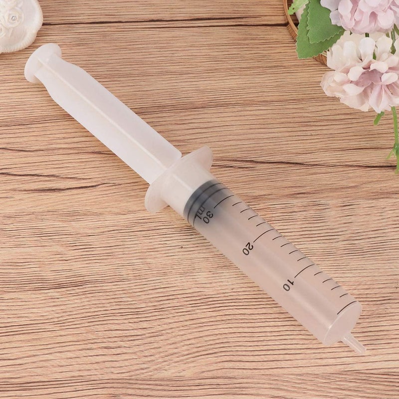 ويوبلز 10 محاقن بلاستيكية مع أدوات قياس من مختبرات القياس، أدوات حقن لتوزيع وقياس وإعادة تعبئة وقياس التغذية، سعة 30 مل - Image 5