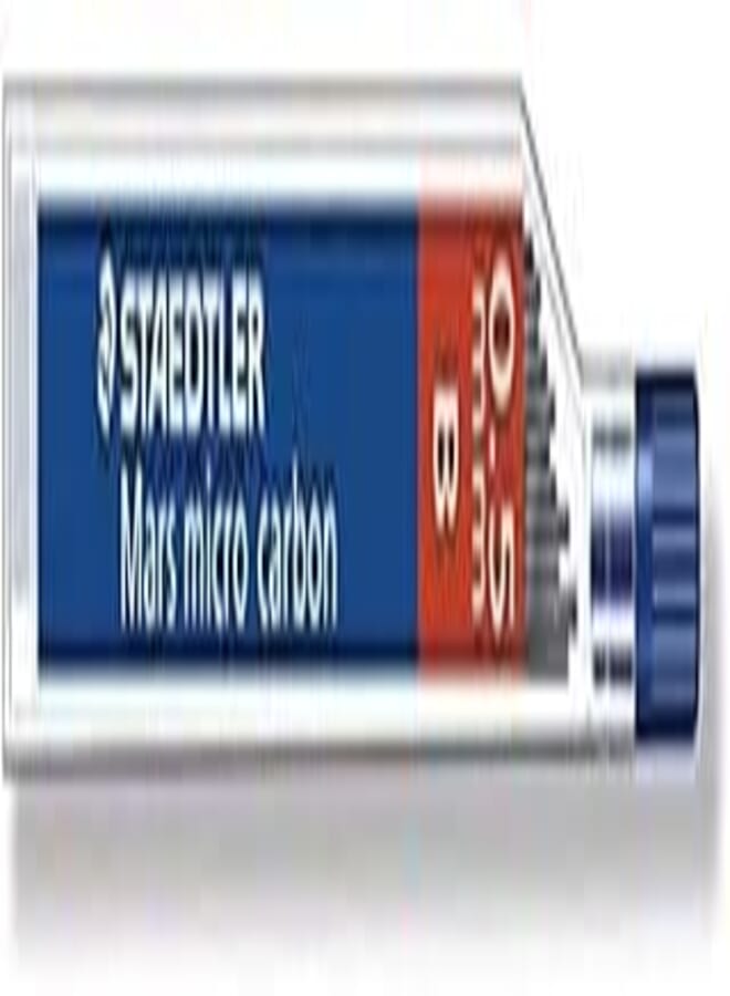 Staedtler micro mars carbon mechanical pencil leads, 0.5 mm, b, 60 mm x 12 (250 05 b)