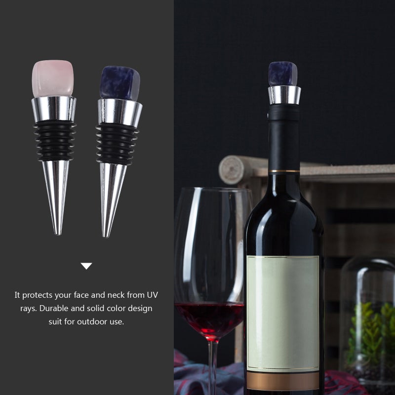 2pcs Stoppers With Crystal Decor Plug Party Stoppers - Image 2