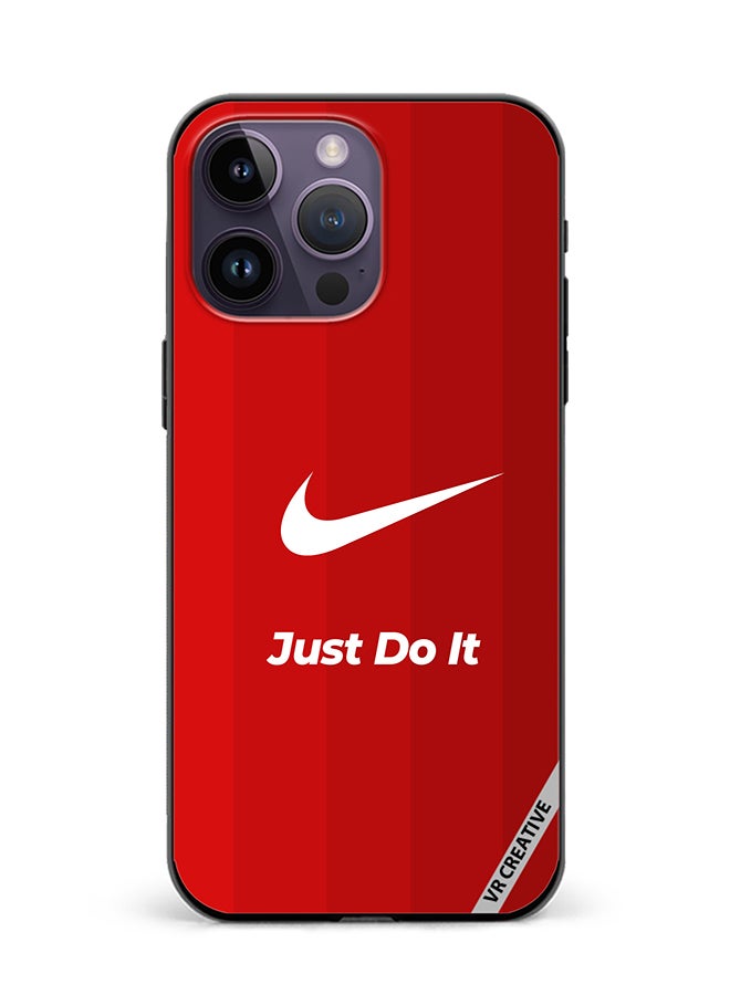 VR CREATIVE Protective Case Cover For Apple iPhone 16 Pro Max Nike Logo Red Design Multicolour