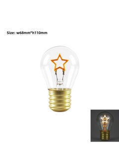 Charging Bulb LED Independent Light Source Usb Interface Portable Night Light Unicorn Love DIY Atmospheric High-end-Specifications:Five-pointed Star-2200k Warm Yellow