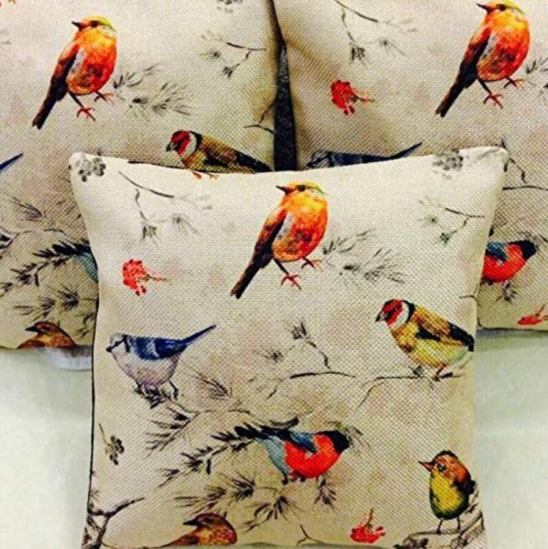 AEROHAVEN™ Set of 5 Decorative Hand Made Jute Throw/Pillow Cushion Covers - CC-01 (16 inch x 16 inch) - Image 4