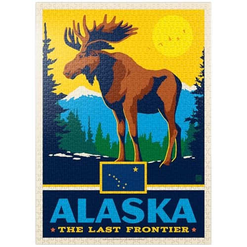 MyPuzzle.com MyPuzzle Alaska The Last Frontier Premium 1000 Piece Jigsaw Puzzle for Adults - Image 1