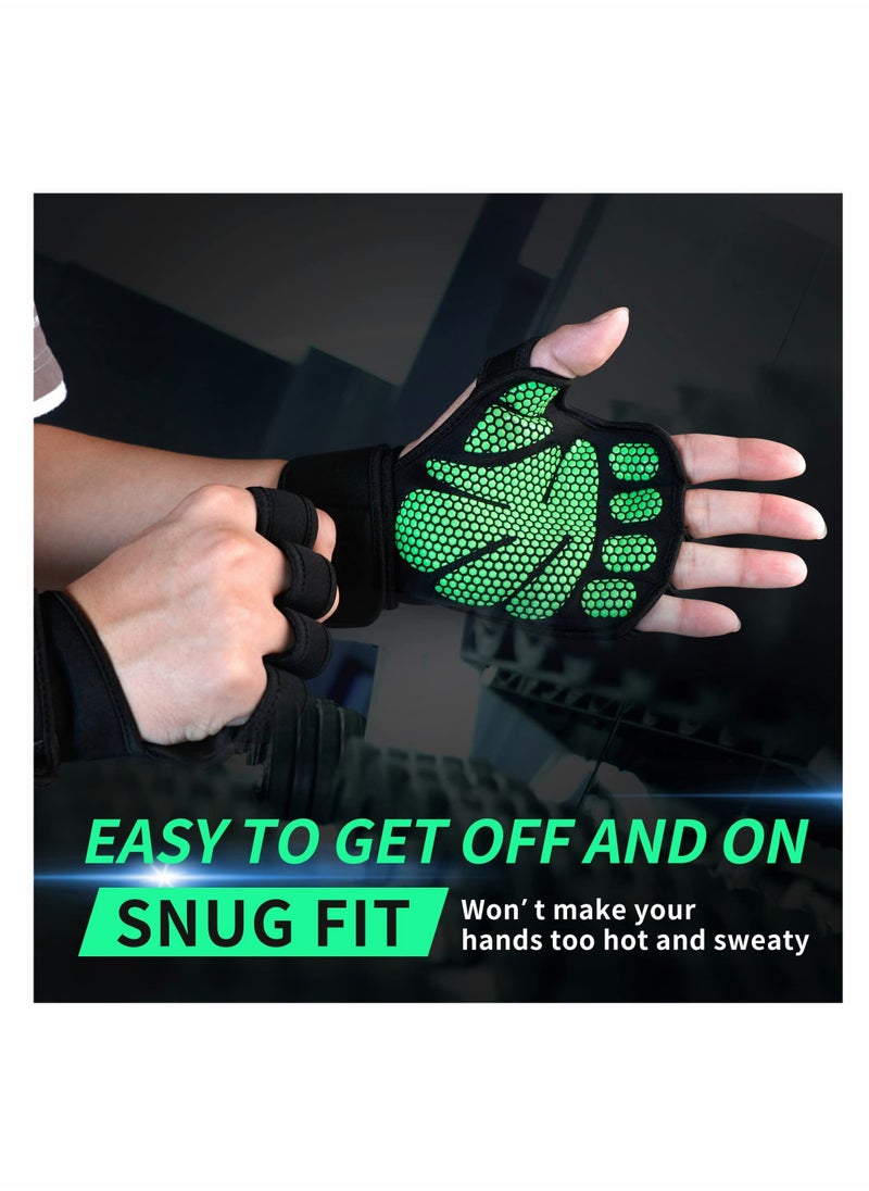 KASTWAVE Workout Gloves for Men Latest,  Ventilated Fitness Gloves, Built-in Wrist Support, Used to Exercise Weightliftin of Man&Woman, Mashable, No Calluses,Cross Training  - Image 2