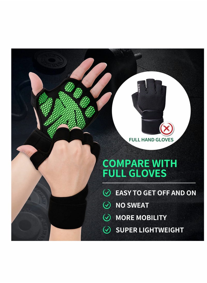KASTWAVE Workout Gloves for Men Latest,  Ventilated Fitness Gloves, Built-in Wrist Support, Used to Exercise Weightliftin of Man&Woman, Mashable, No Calluses,Cross Training  - Image 5