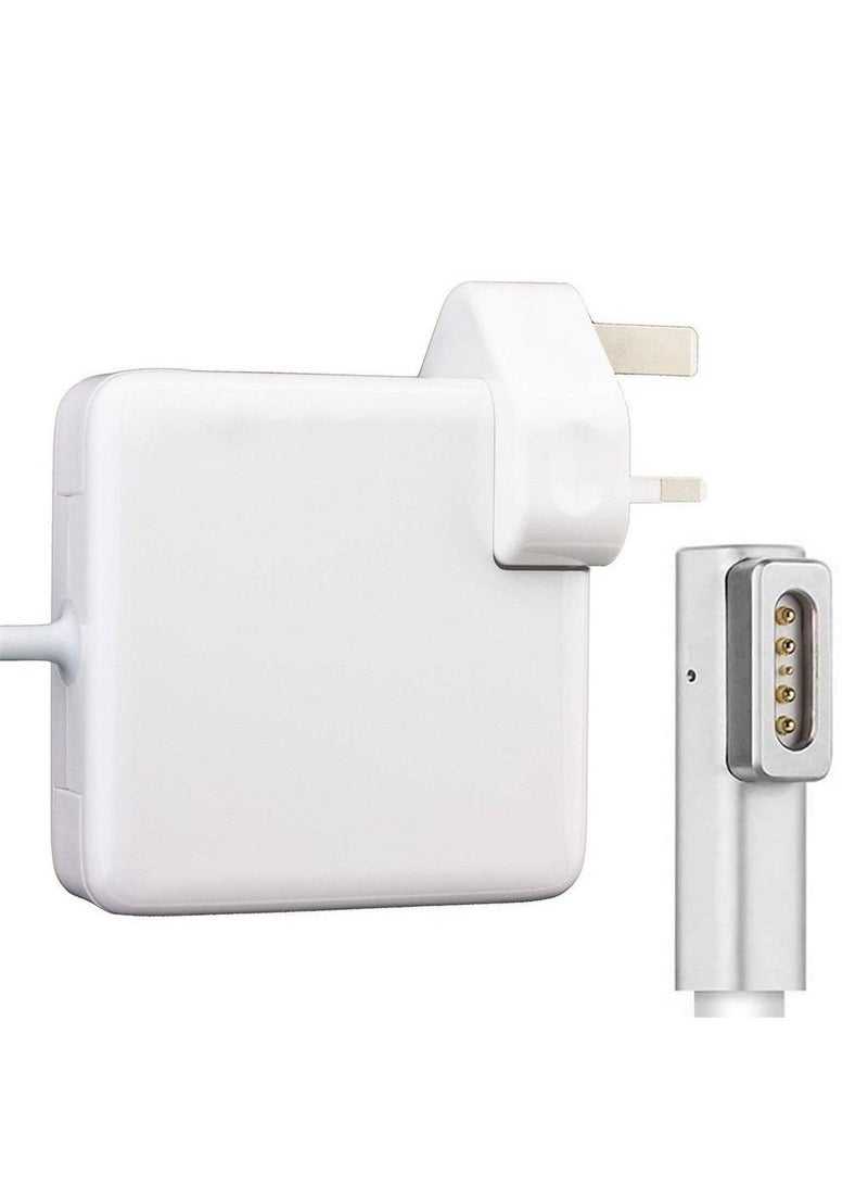 45W MacBook Pro Charger Replacement L-Tip Power Adapter Laptop Charger Compatible With MacBook Air/Pro 13 Inch 2009/2010/2011-Mid/2012 Models A1244/A1269/A1270/1466 (White)  - Image 1