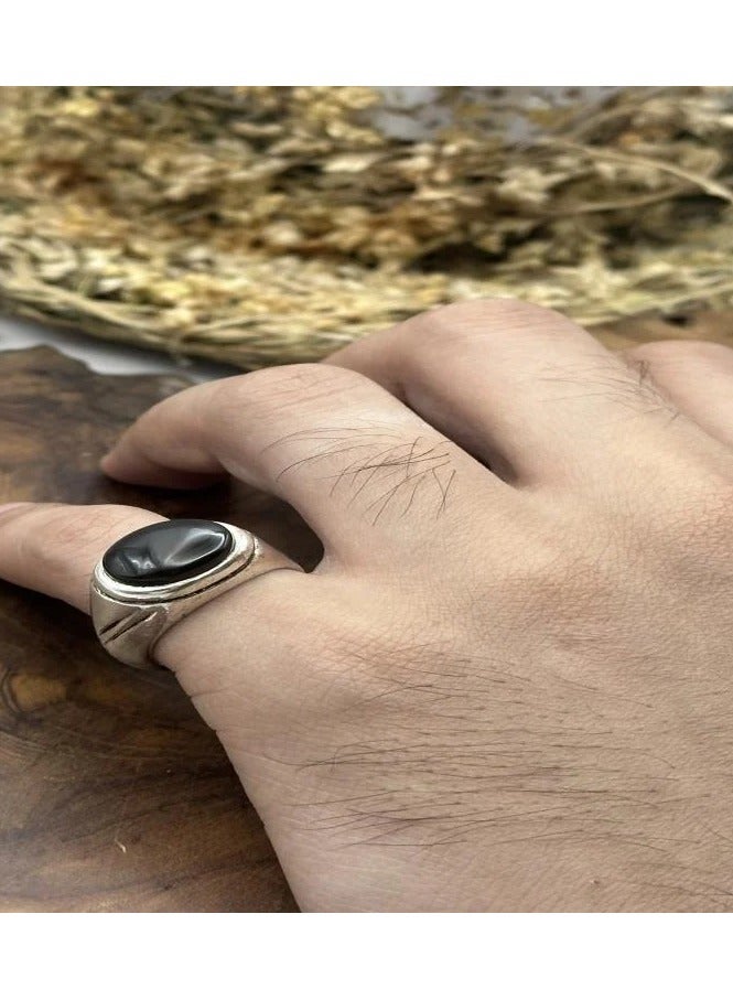 OtherMax A royal Yemeni agate ring - Image 1