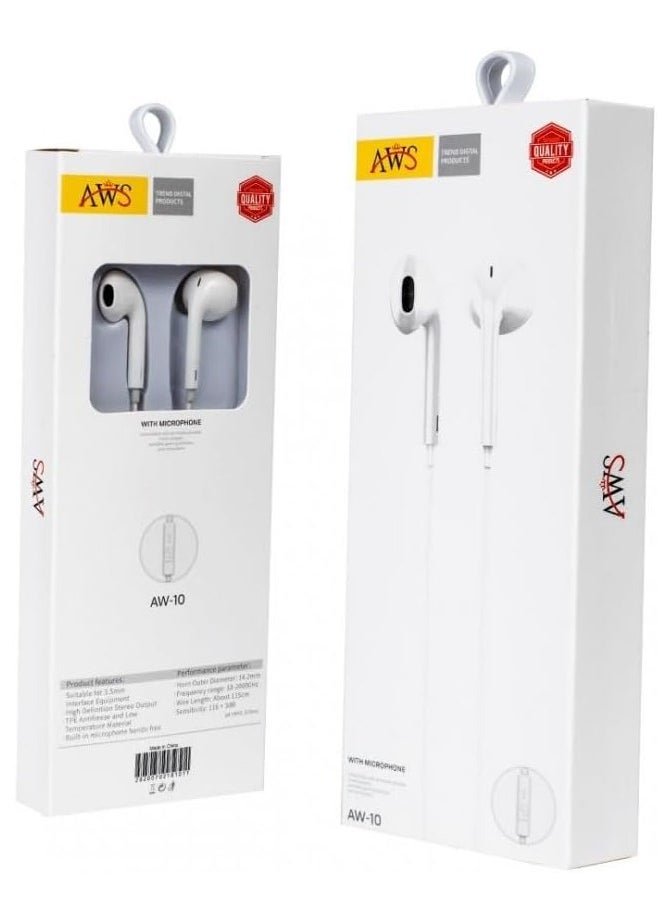 AWS Aws Aw10 Wired Headset 