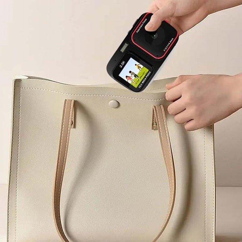 Black Unisex Double Screen Digital Camera XJ02 Built In MP3 Multifunction Photography - Image 5