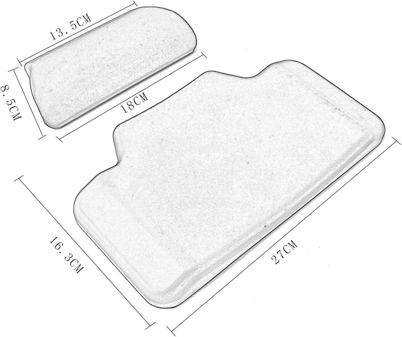 0TO6 Motorcycle Luggage Box Back Cushion,Motorbike Damping Accessories,PU Leather 3cm Thickness Tail Box Passenger Backrest Support Damping Pad. - Image 4