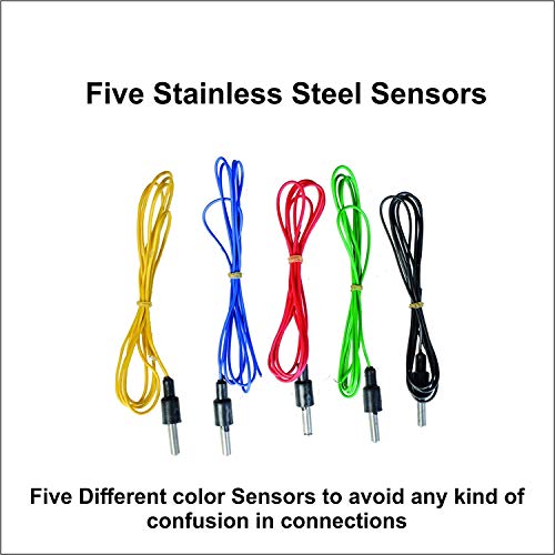 Imagine Technologies Water Level Indicator with Alarm on Tank Full with 5 Sensors (White, IT74WLI) - Image 3