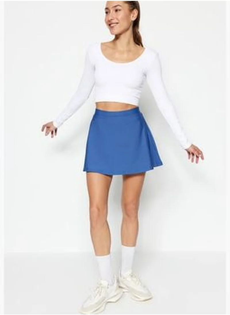trendyol Indigo 2 Layers Sports Shorts Skirt TWOSS22SR00067