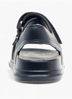Celeste Womens Textured Strap Sandals With Hook And Loop Closure  - Image 4