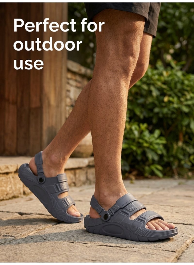 Bjs Men's Outdoor Flip-Flops Convertible To Sandals, EVA Non-Slip Design, Suitable For Casual Wear And Bath Use, Lightweight And Versatile - Image 5