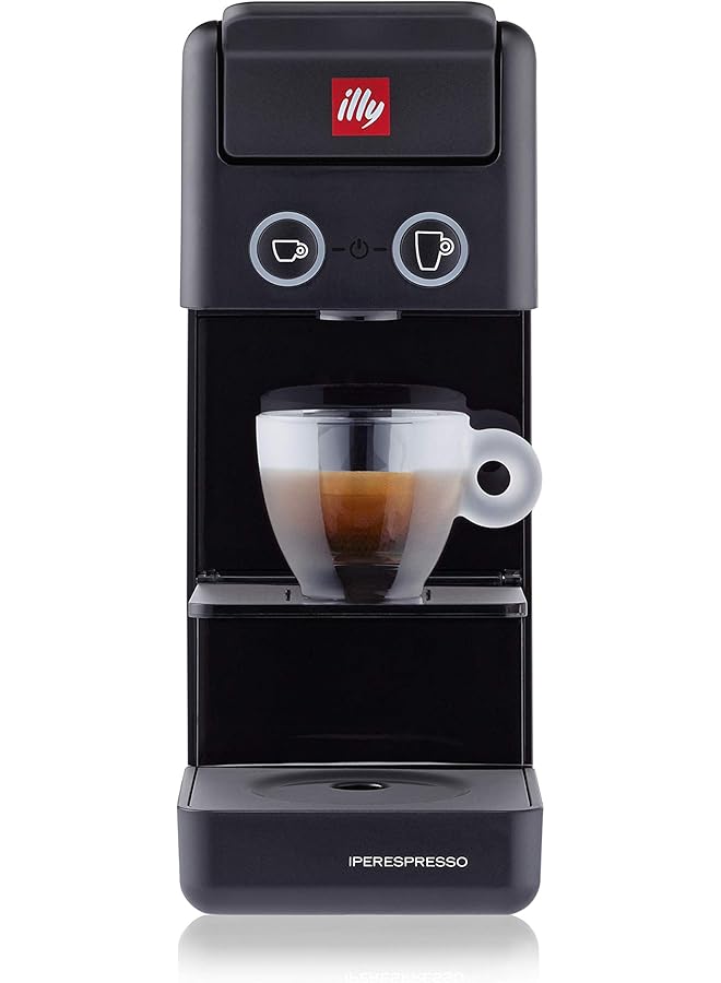 Illy 60415 Coffee Maker Machine Y3.3 Iperespresso Espresso And Filter Capsules Coffee Machine Compact Design Black - Image 1