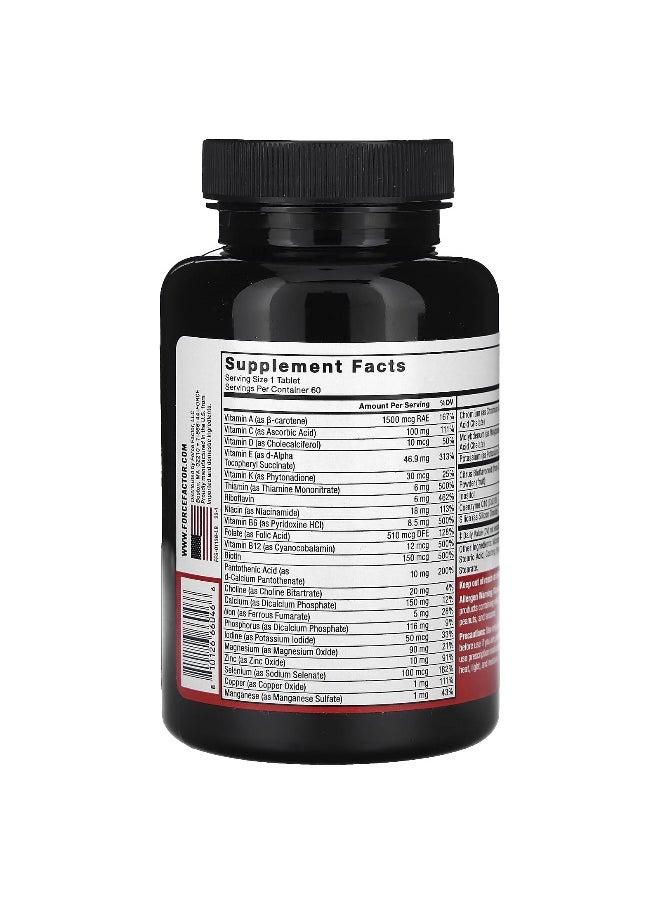 Force Factor Force Factor, Men's 50+ Multivitamin, 60 Tablets  - Image 2
