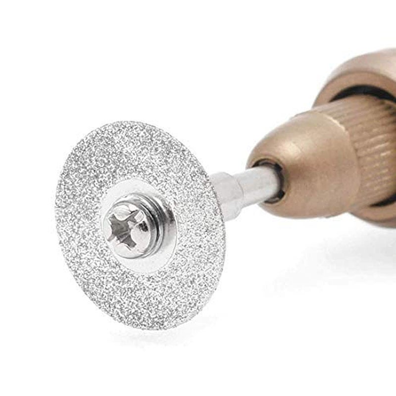 DIY Crafts CTDIYHI52691 40mm Diamonte Cutting Discs Drill Bit Shank for Rotary Tool Blade DIY Works Support 40mm Large - Image 1
