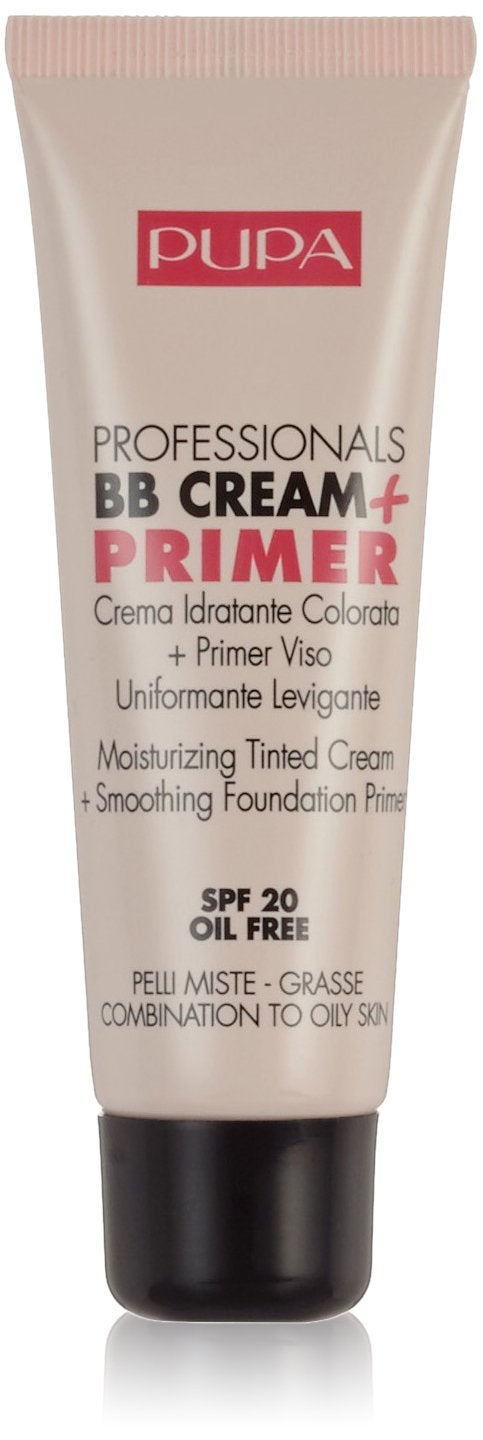 Pupa Professionals BB Cream  Primer For Combination to Oil Skin SPF20 Oil Free 002 Sand